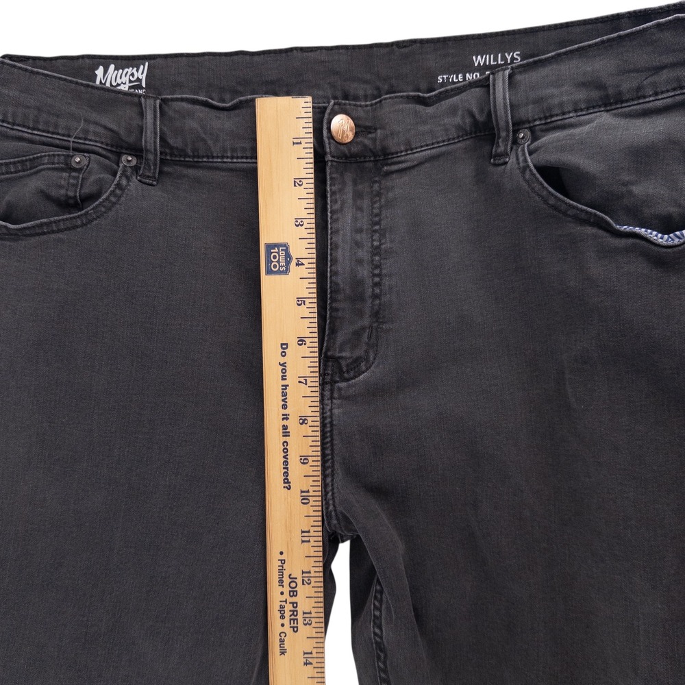 Mugsy Willys Jeans Men's 40x30 (40x27 actual) Gray Denim‎ Stretch Flex FLX3NDG - Picture 12 of 15